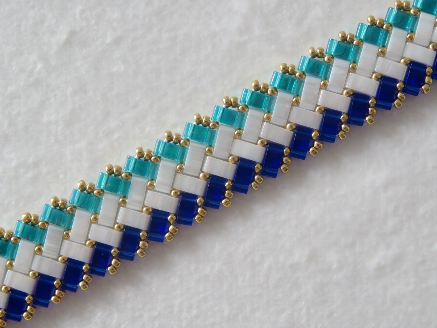 Bracelet 2 rangs Tricolor