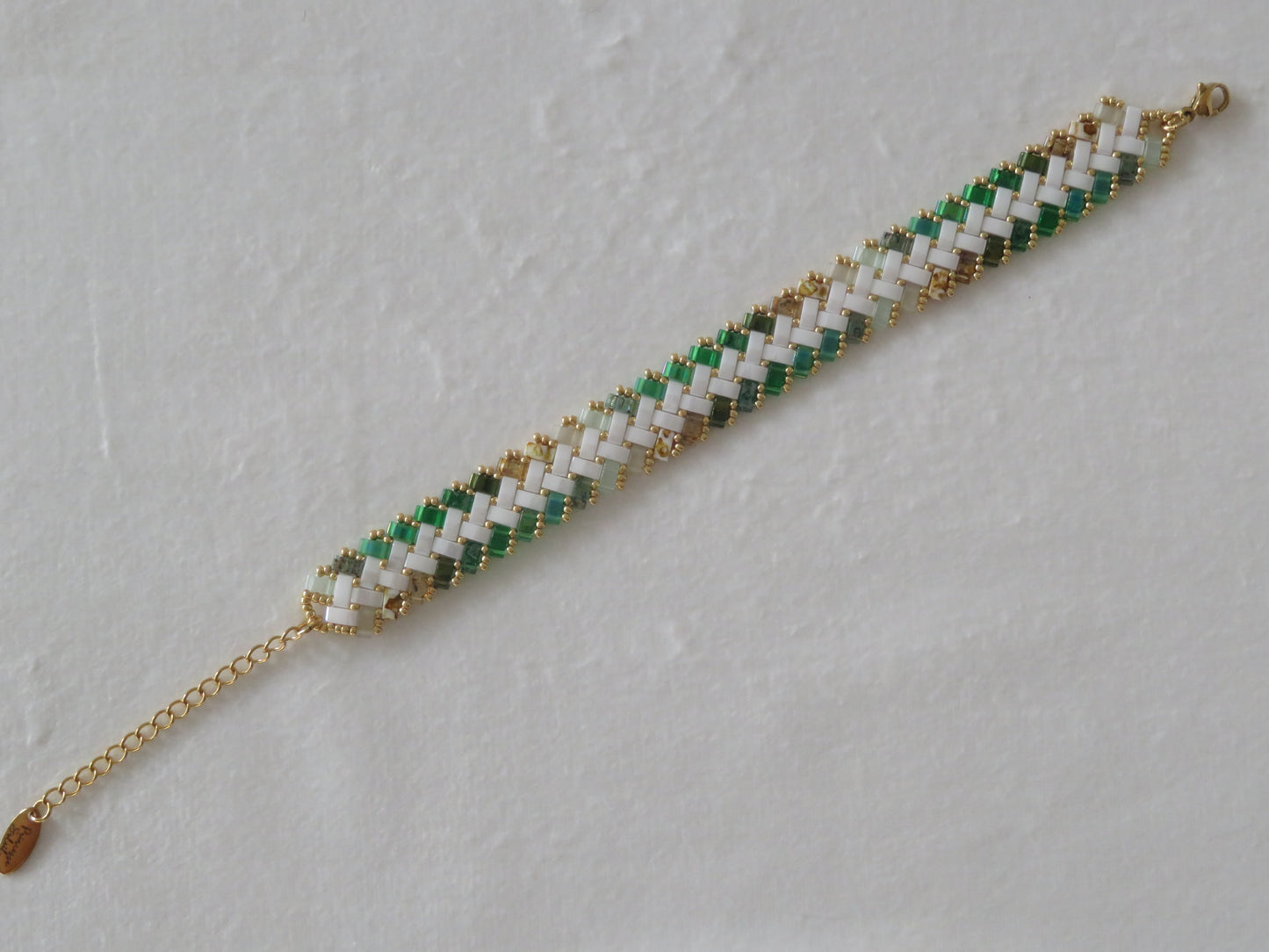 Bracelet 2 rangs dégradé extérieur