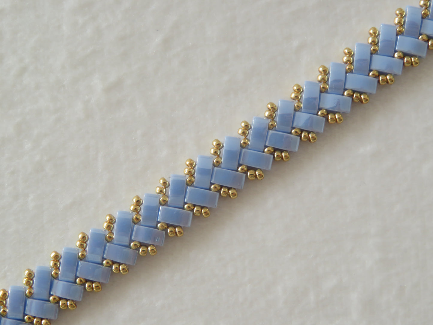 Bracelet 1 rang uni baby blue