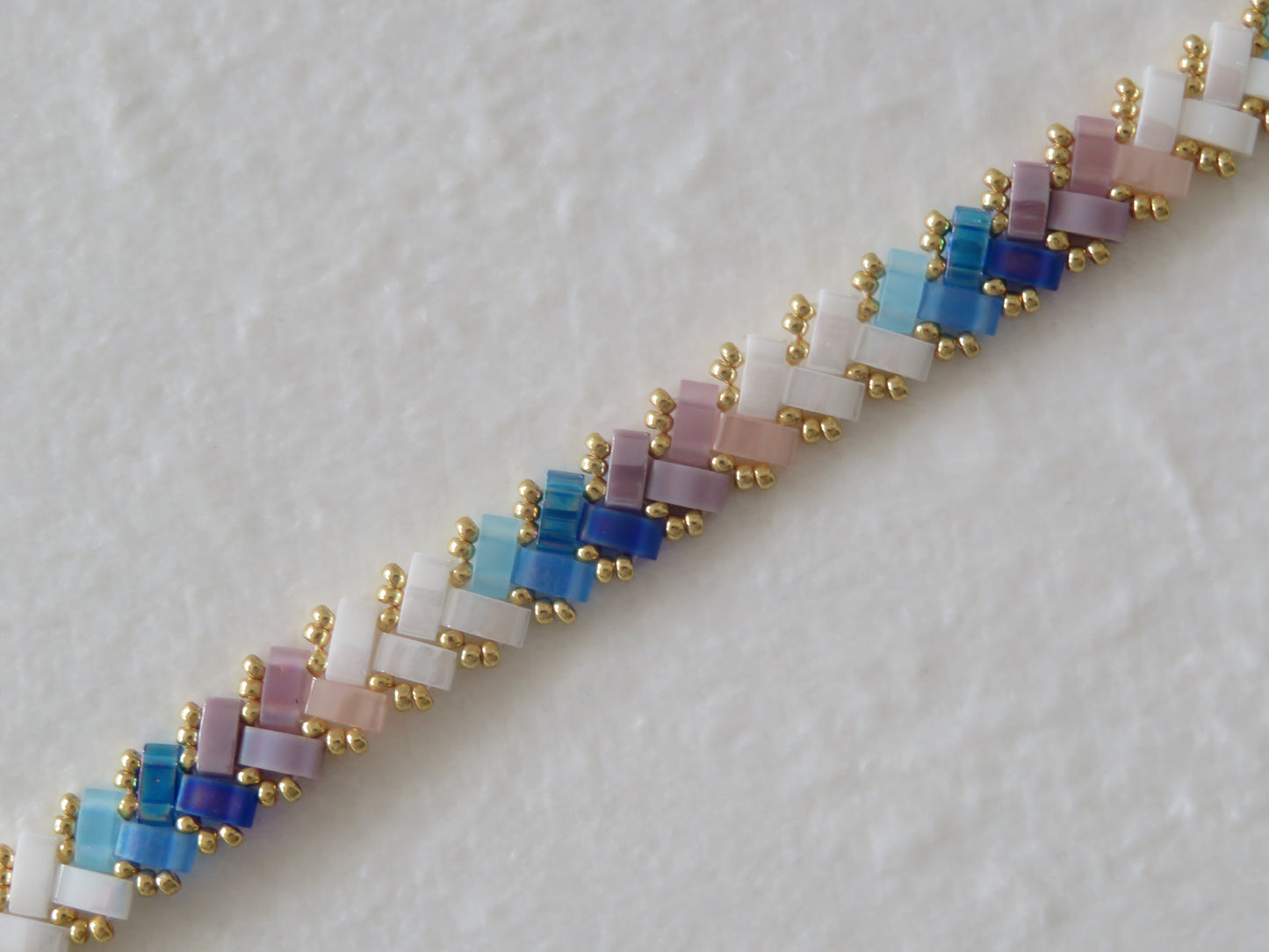 Bracelet 1 rang dégradé court