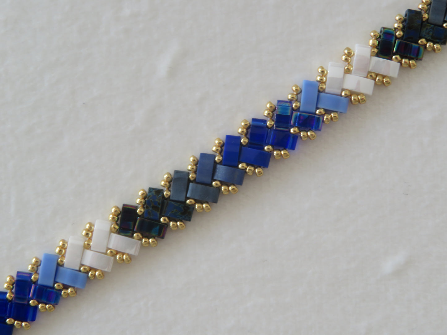 Bracelet 1 rang dégradé long