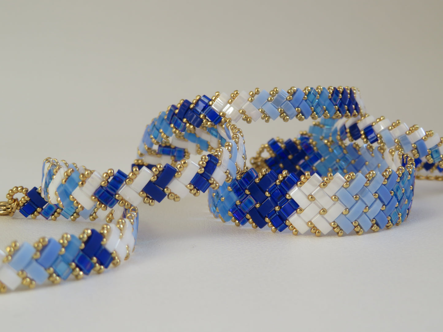 Bracelet Miyuki 1 rang dégradé long