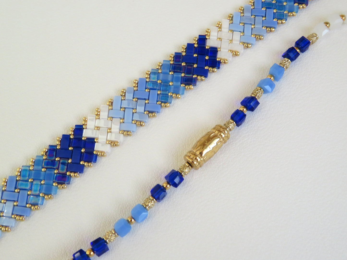 Bracelet Miyuki 2 rangs dégradé