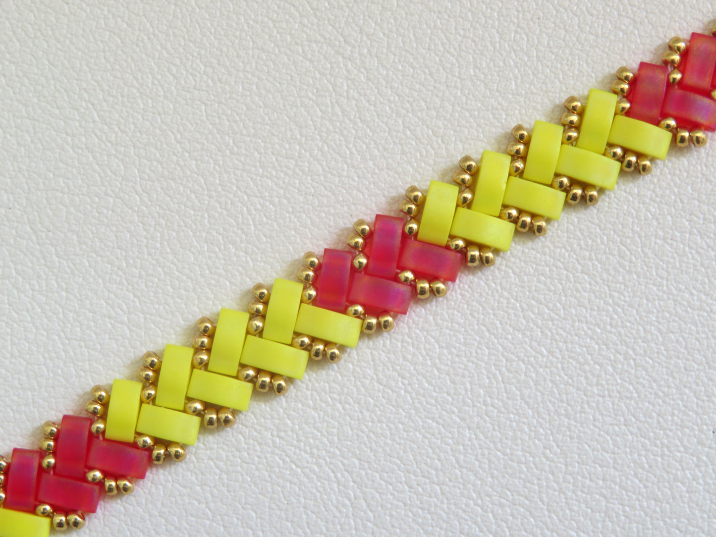 Bracelet Miyuki 1 rang Fire Candy