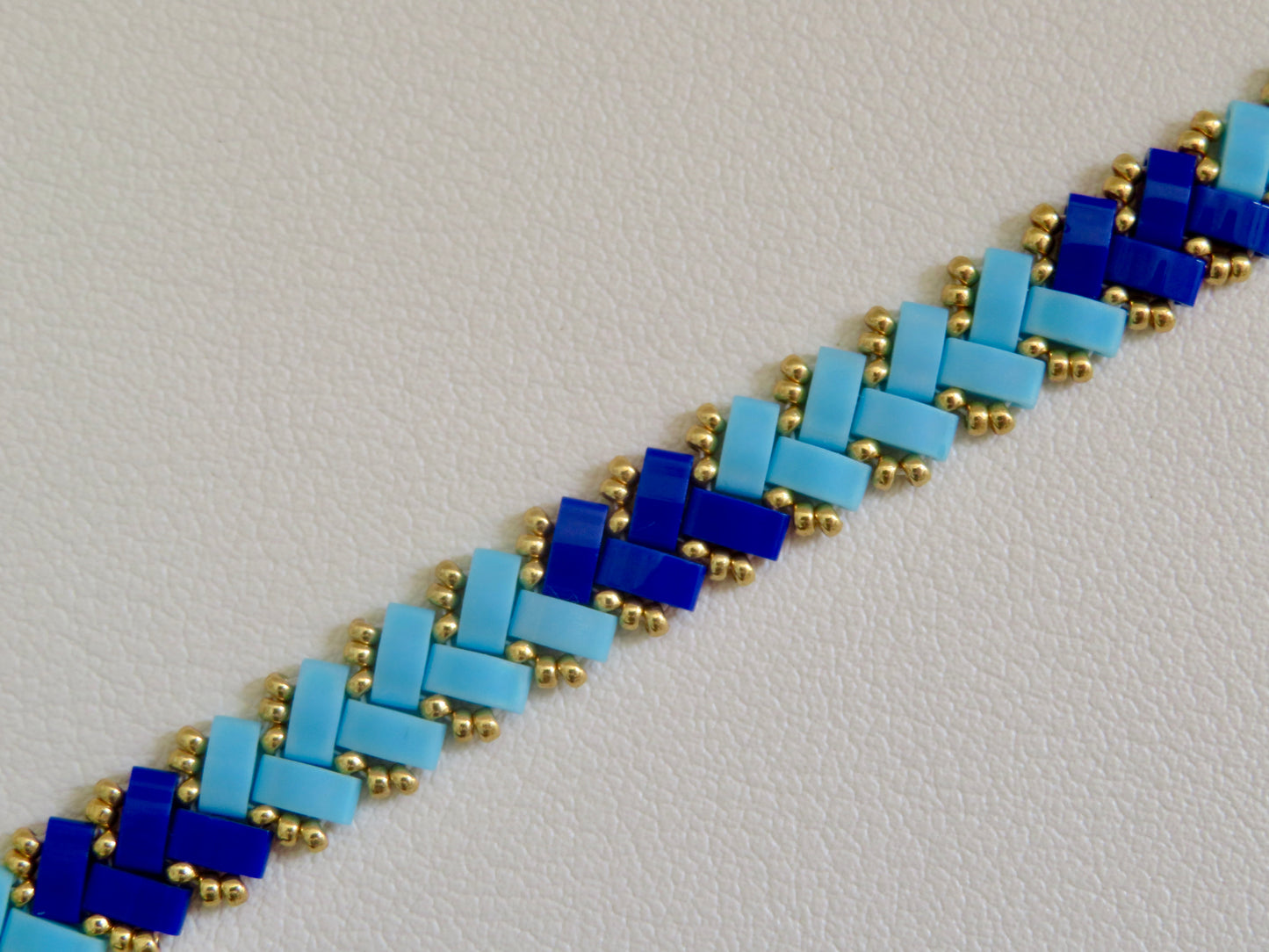 Bracelet Miyuki 1 rang Blue Dream
