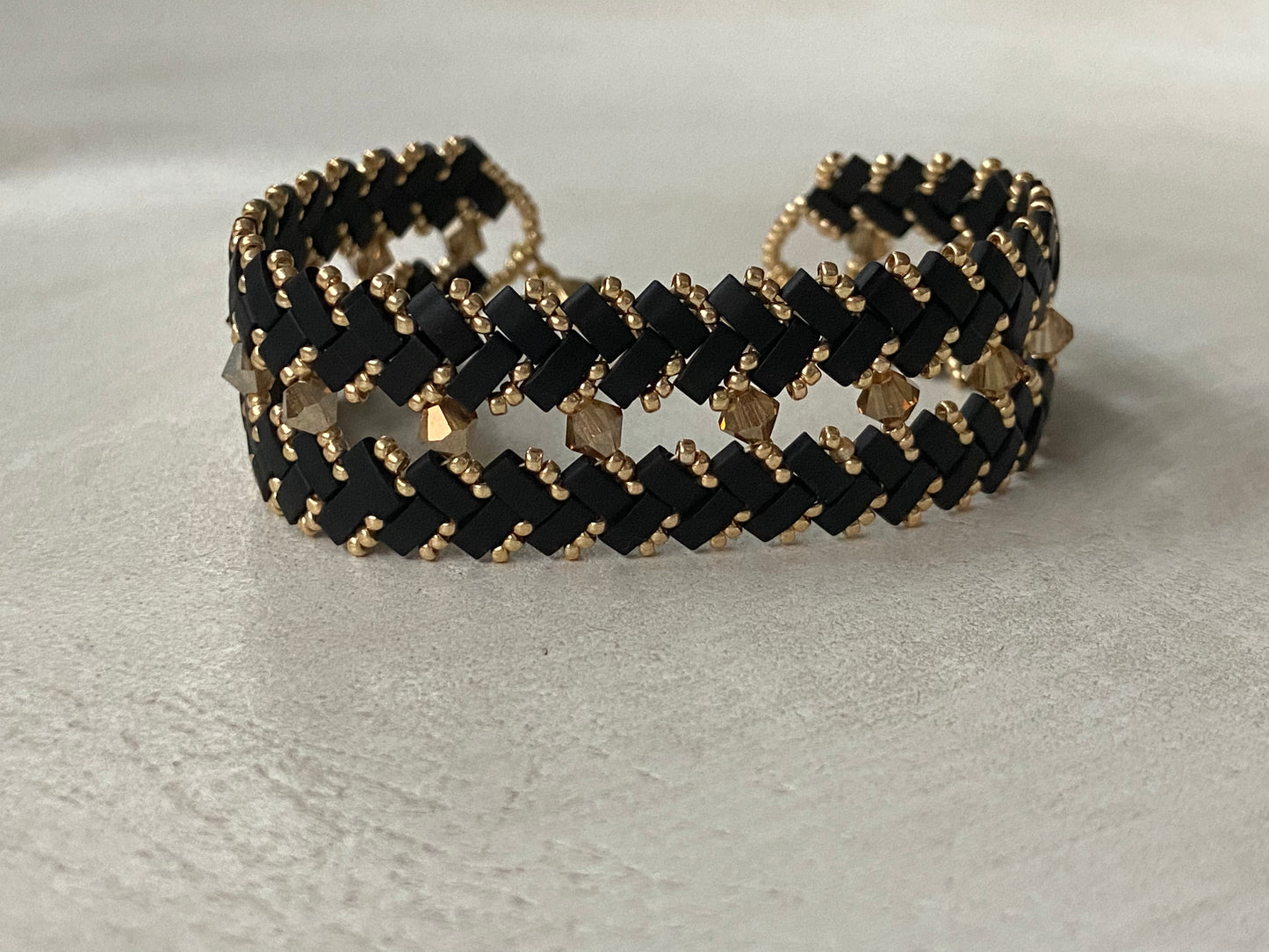 Bracelet 1 row with cristal beads