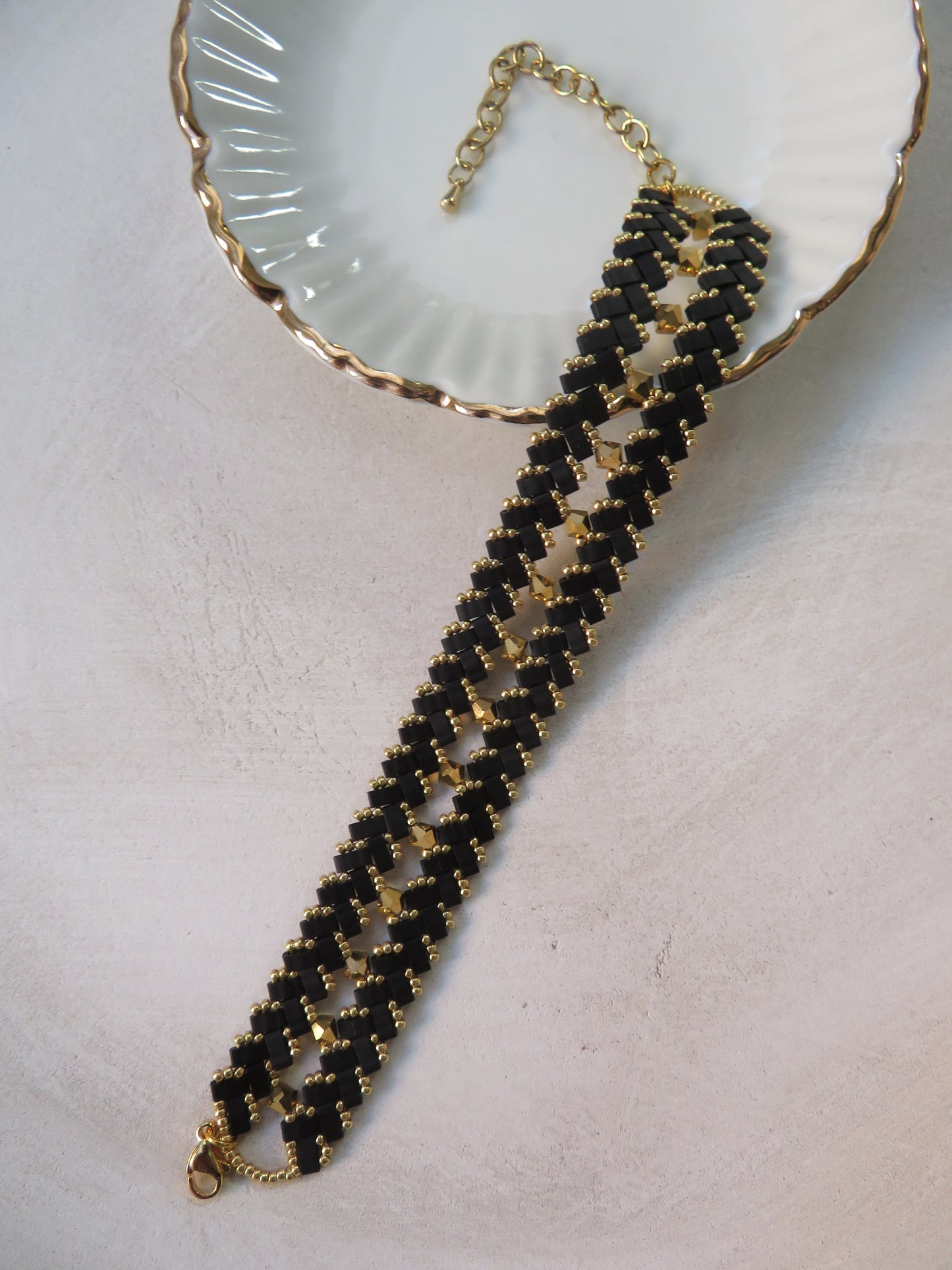 Bracelet 1 row with cristal beads
