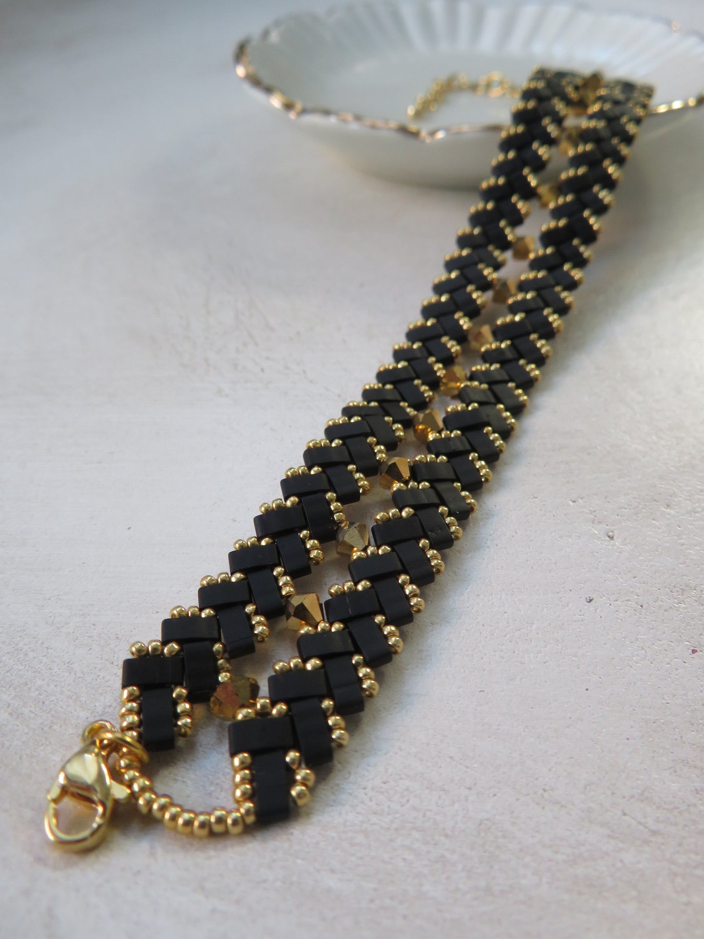 Bracelet 1 row with cristal beads