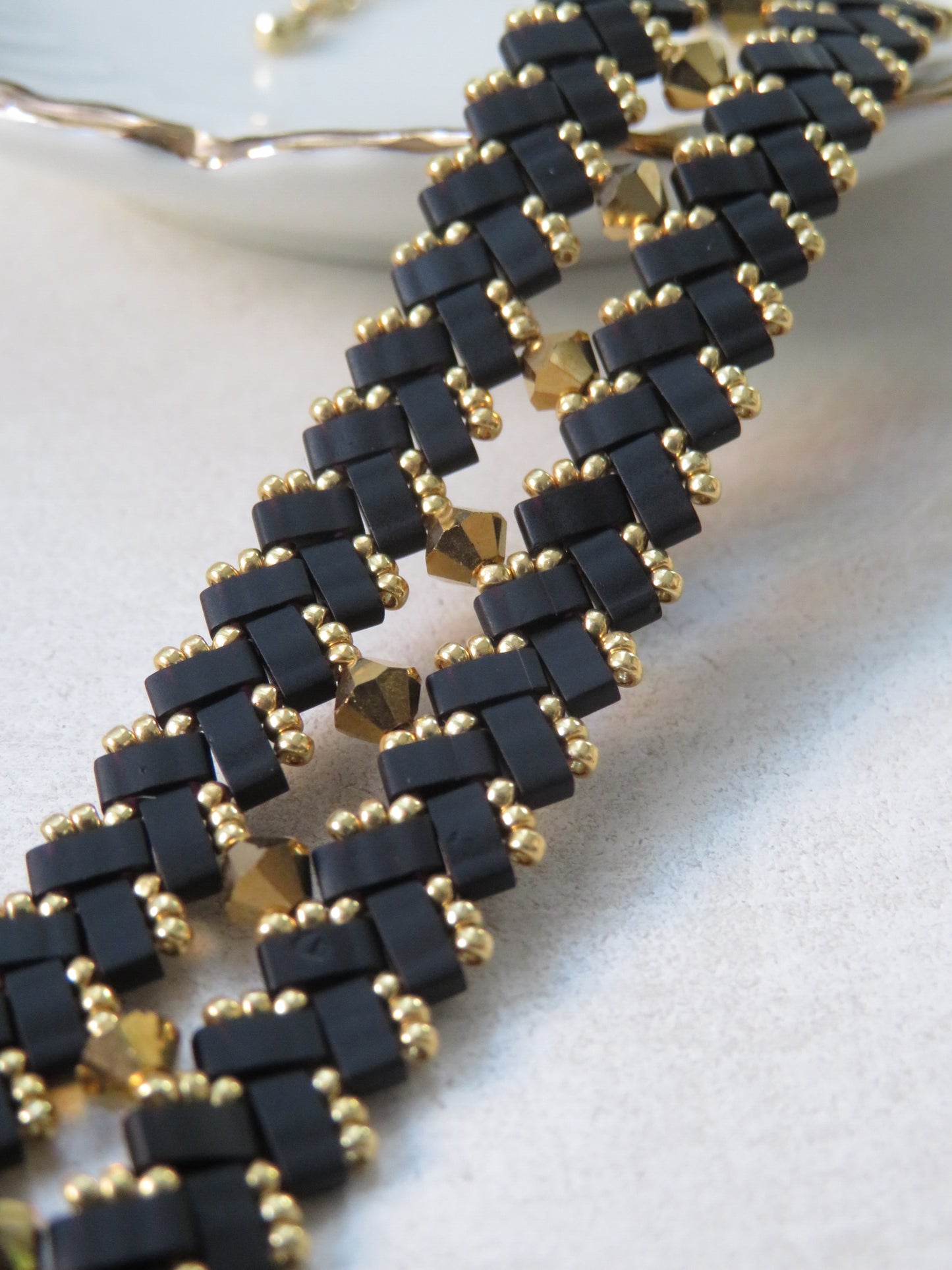 Bracelet 1 row with cristal beads