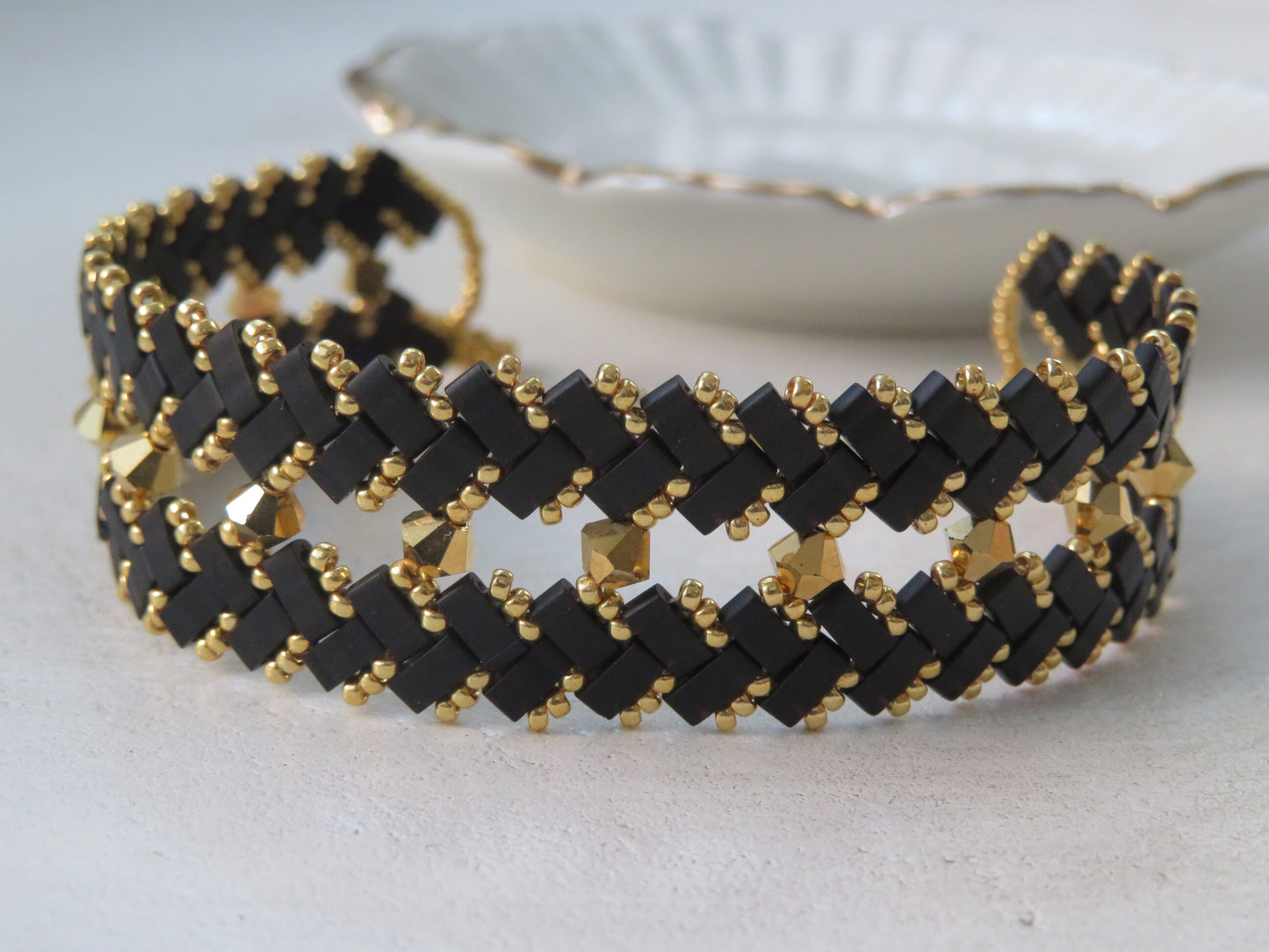 Bracelet 1 row with cristal beads