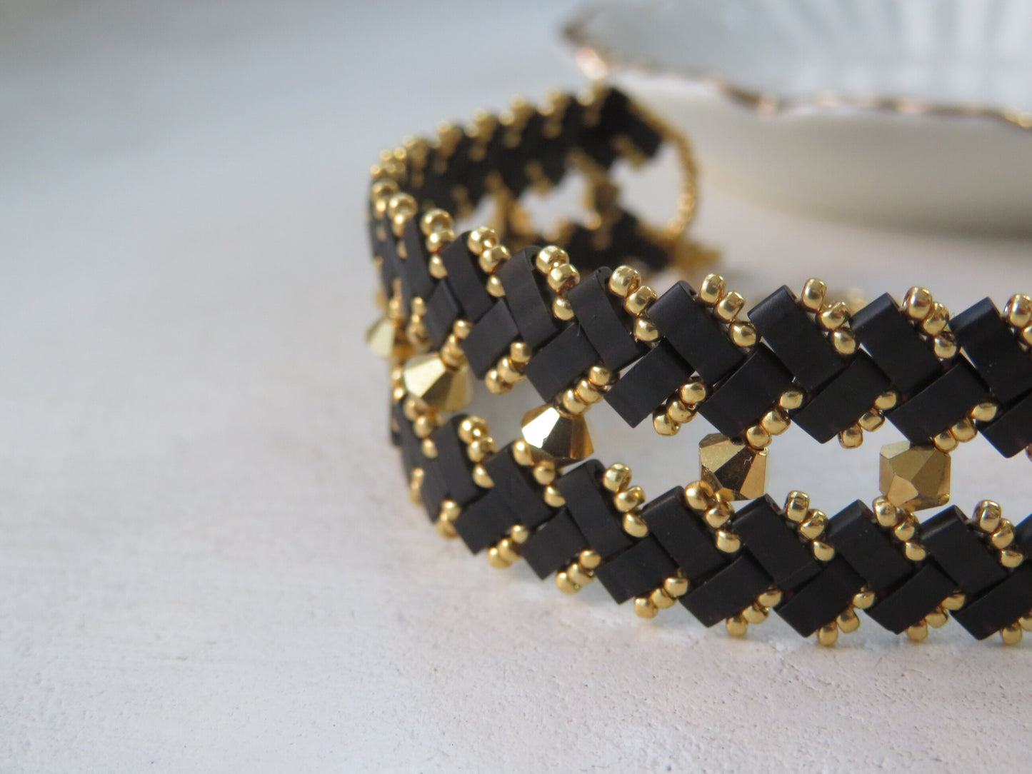 Bracelet 1 row with cristal beads