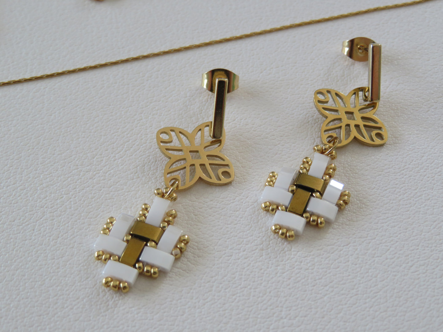 Boucles d'Oreilles Mini Trèfle