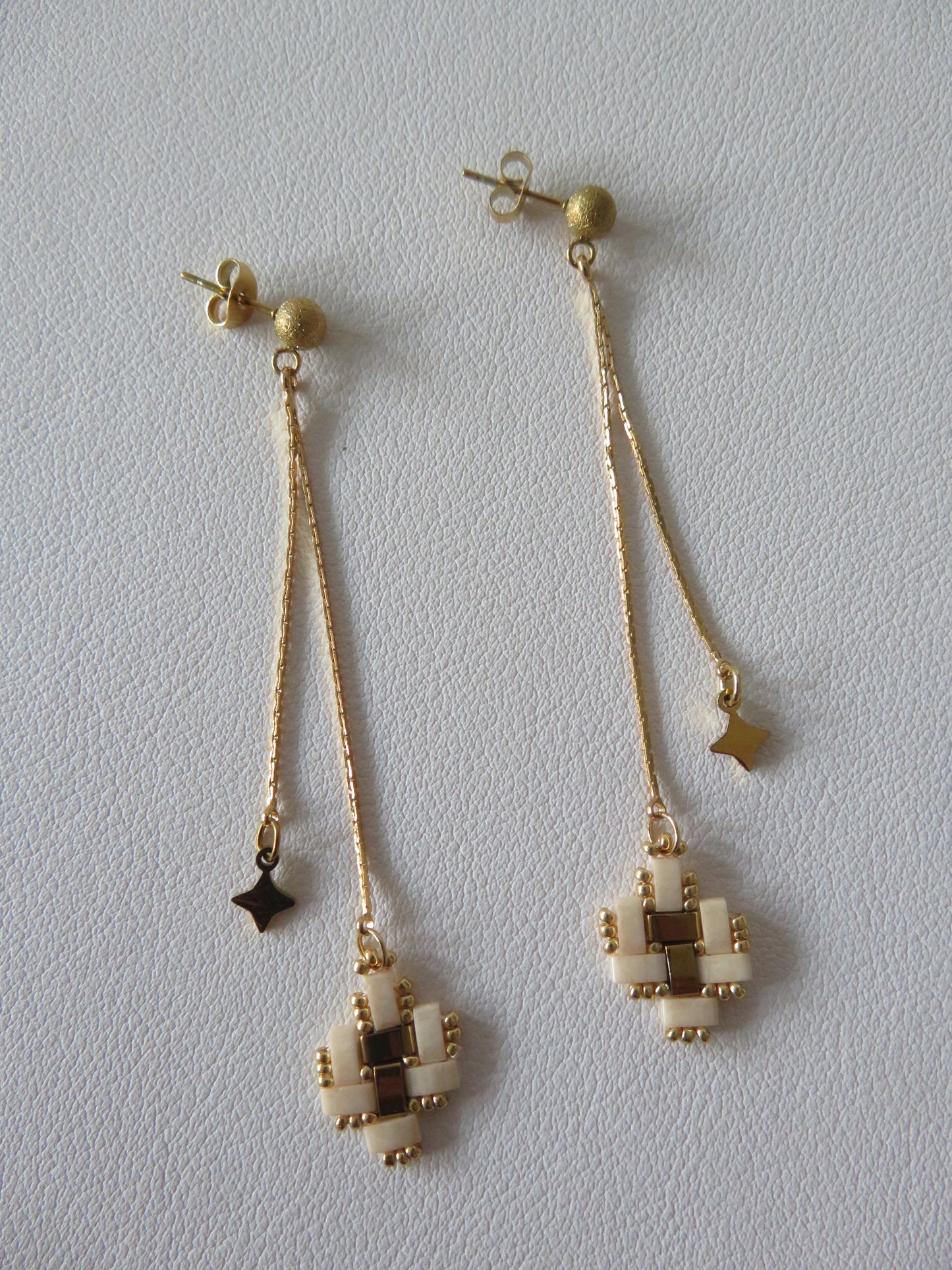 Boucles d'Oreilles pendantes 2 chaines