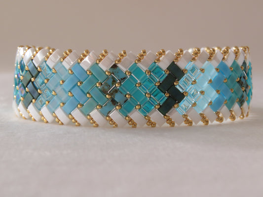 Manchette 3 rangs - Dégragé intérieur large