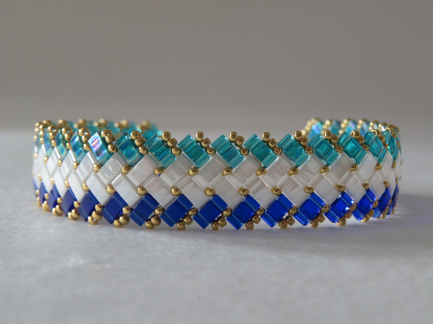 Bracelet 2 rangs Tricolor