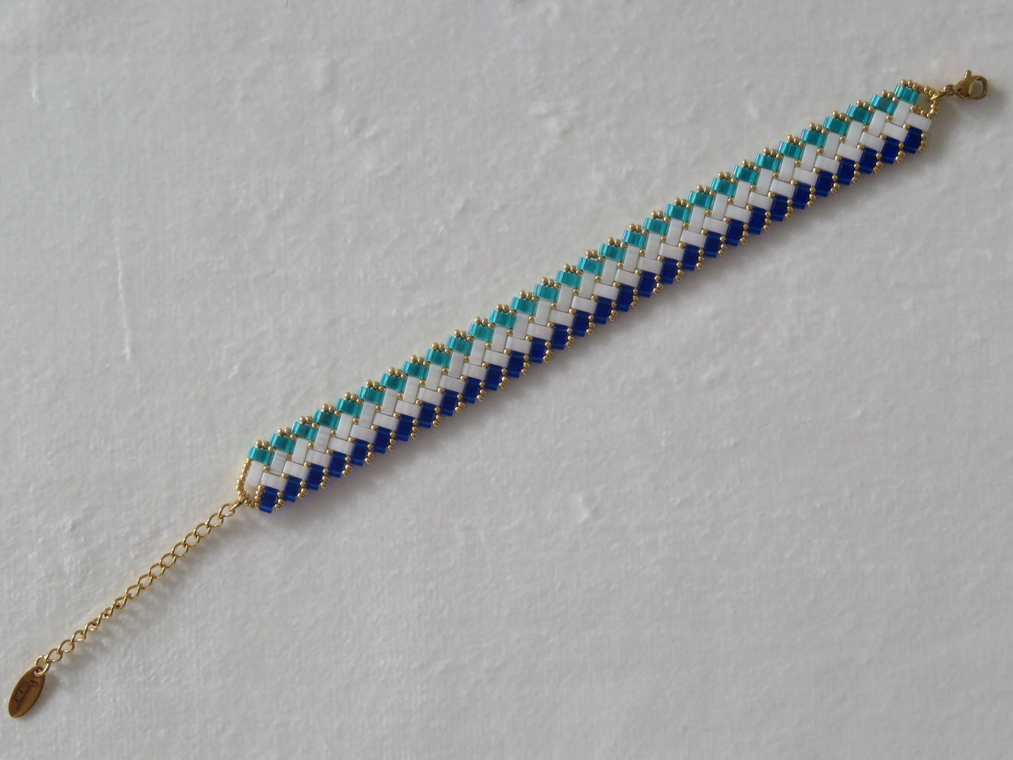 Bracelet 2 rangs Tricolor