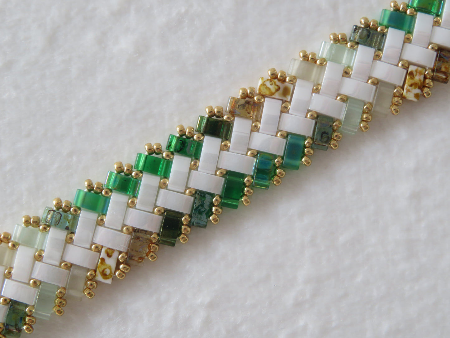 Bracelet 2 rangs dégradé extérieur