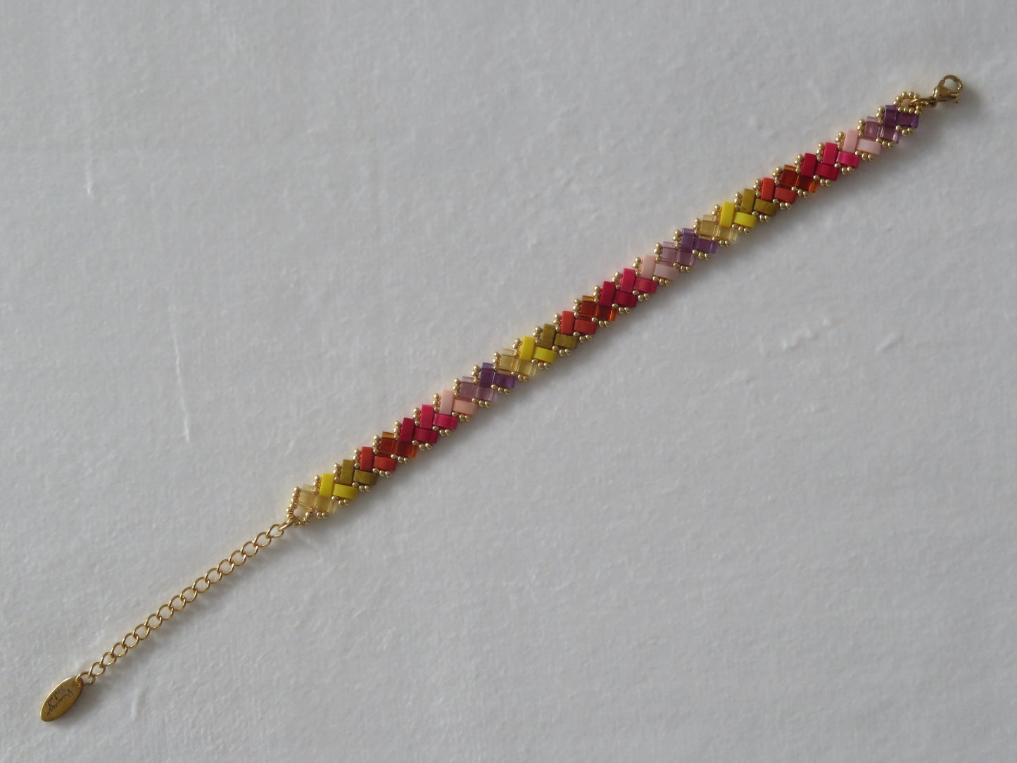 Bracelet 1 rang dégradé full color