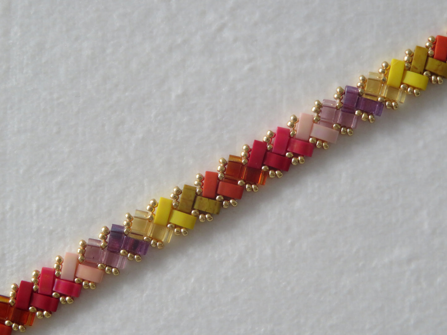 Bracelet 1 rang dégradé full color