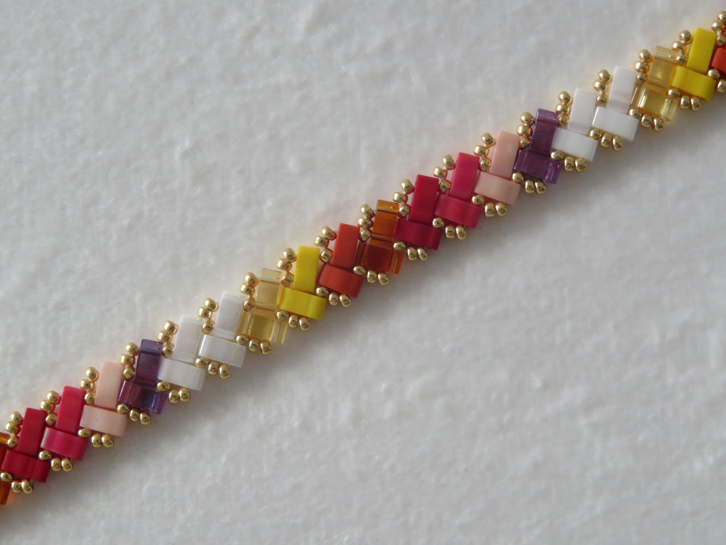 Bracelet 1 rang dégradé long
