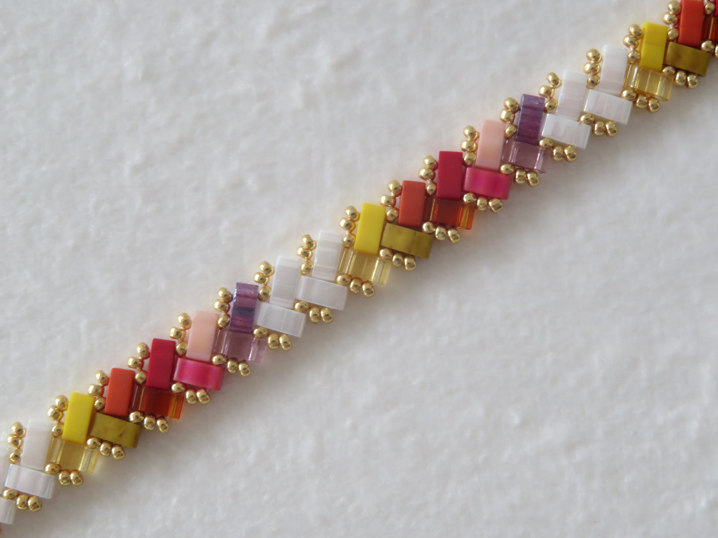 Bracelet 1 rang dégradé court