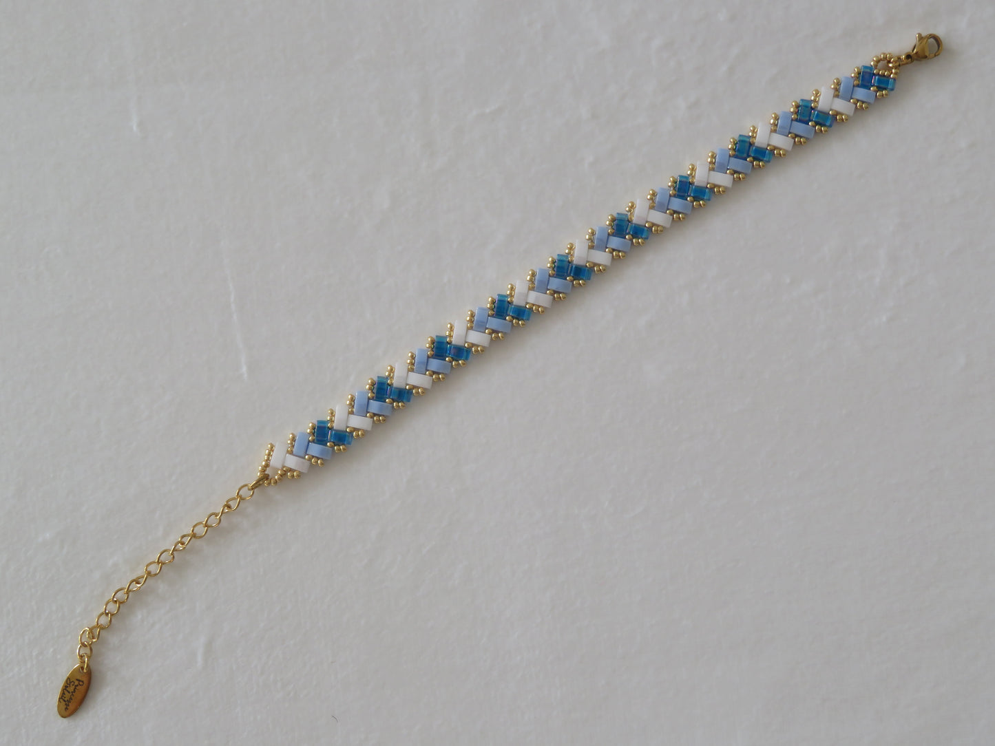 Bracelet 1 rang dégradé bicolor