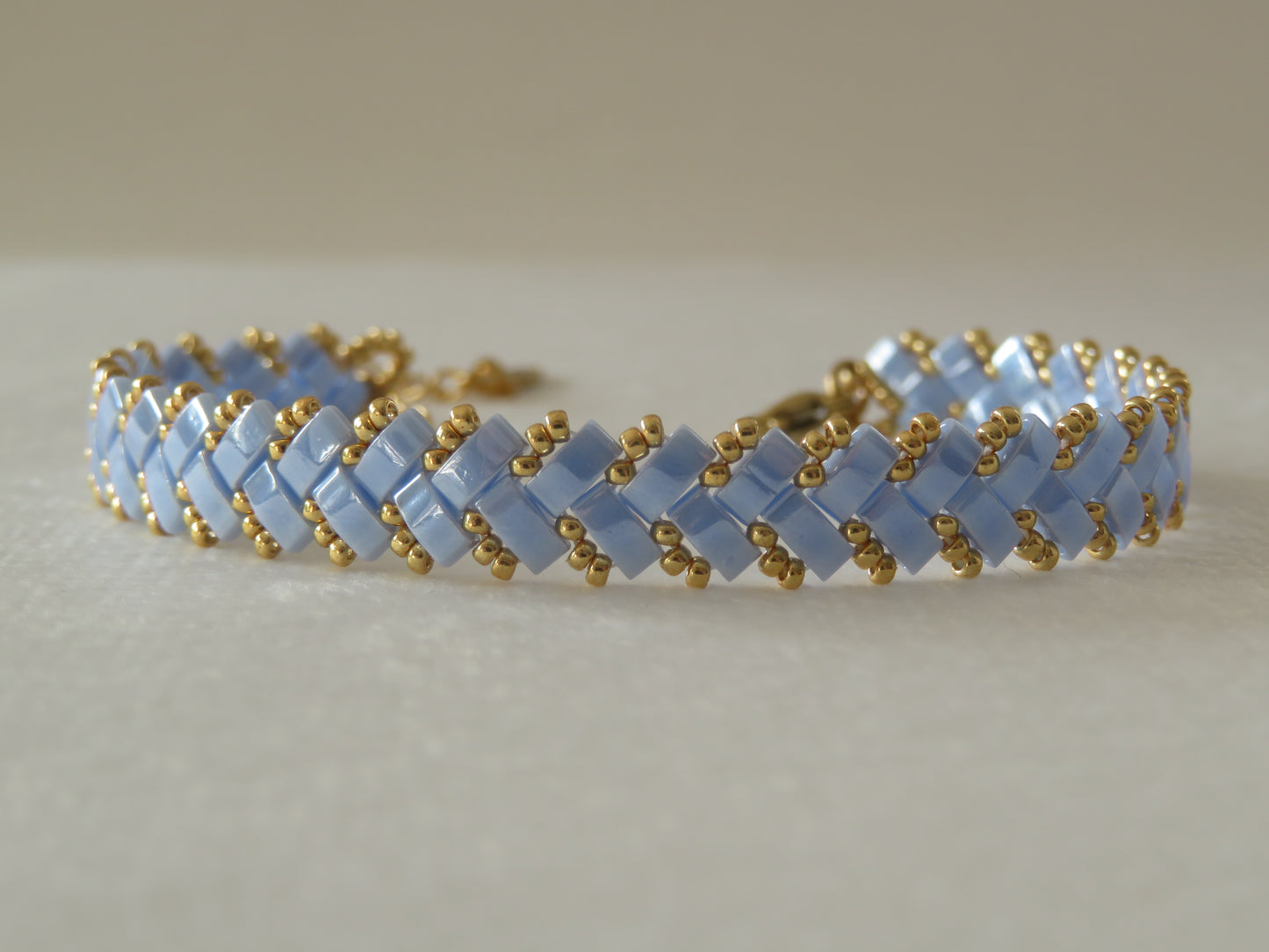Bracelet 1 rang uni baby blue