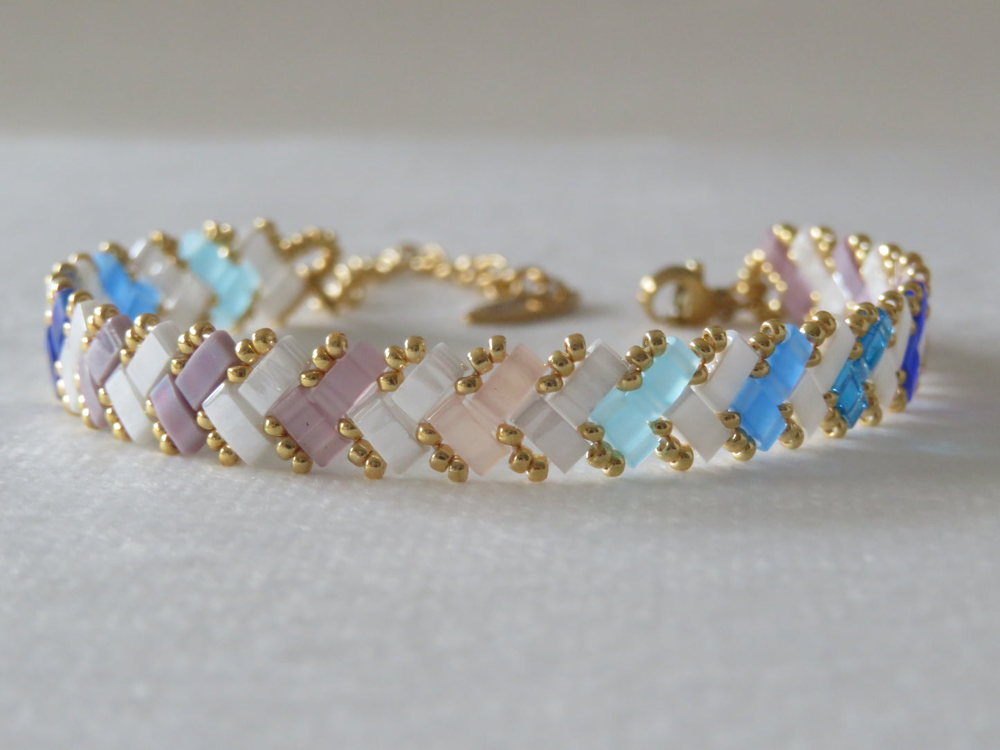 Bracelet 1 rang rayé