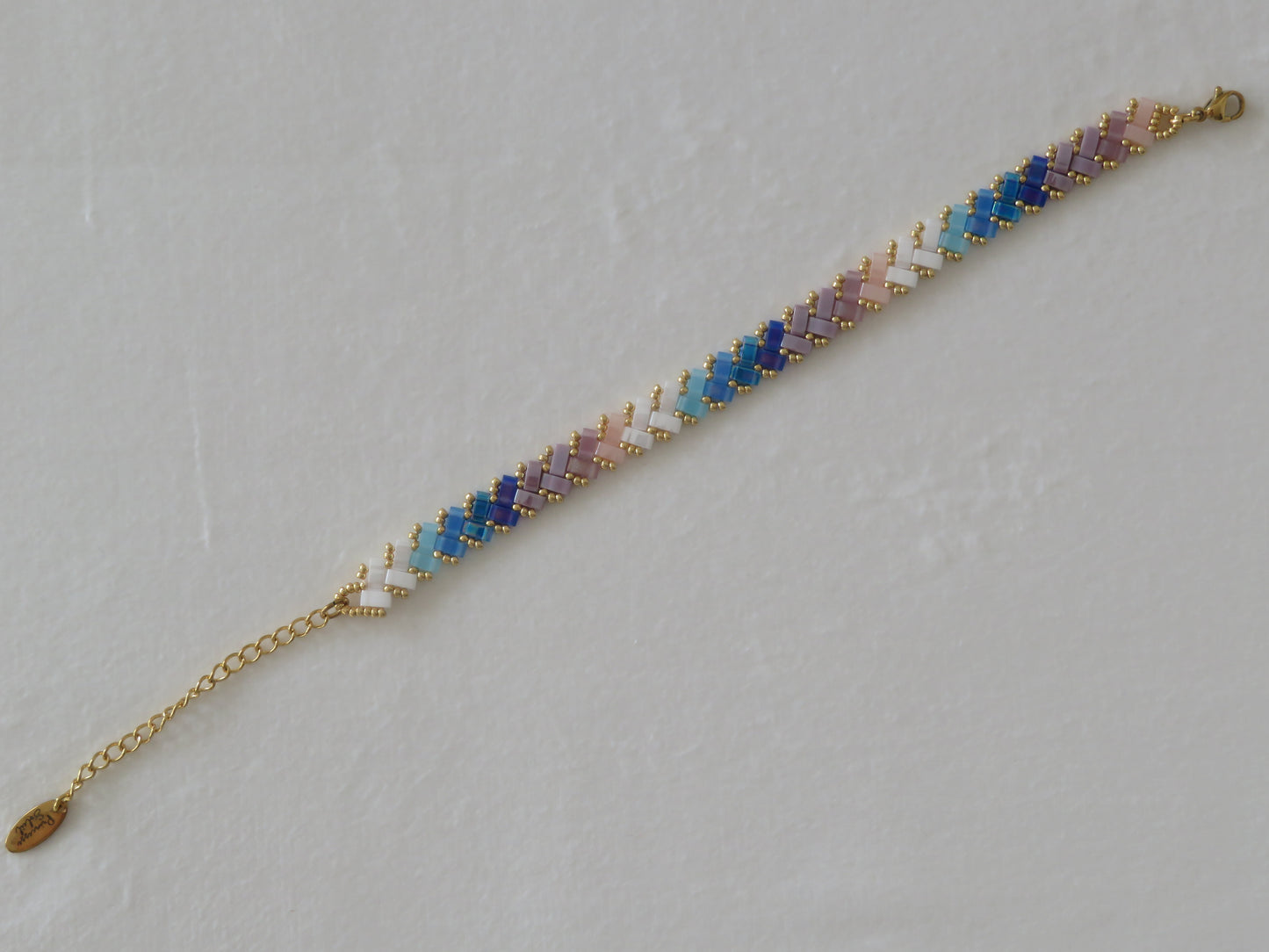 Bracelet 1 rang dégradé long