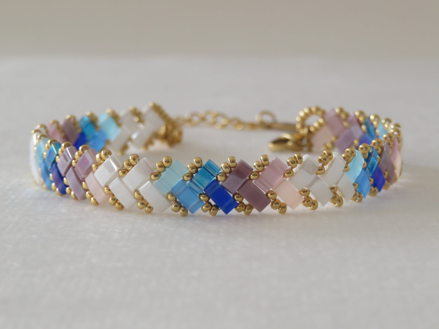Bracelet 1 rang dégradé court