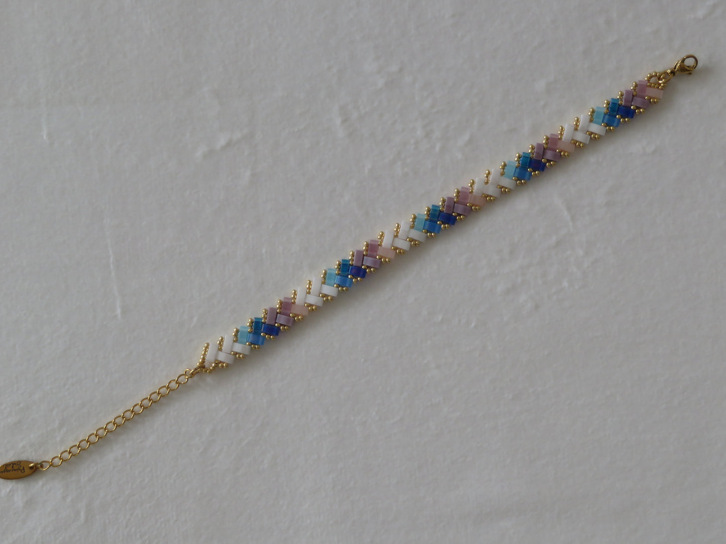 Bracelet 1 rang dégradé court