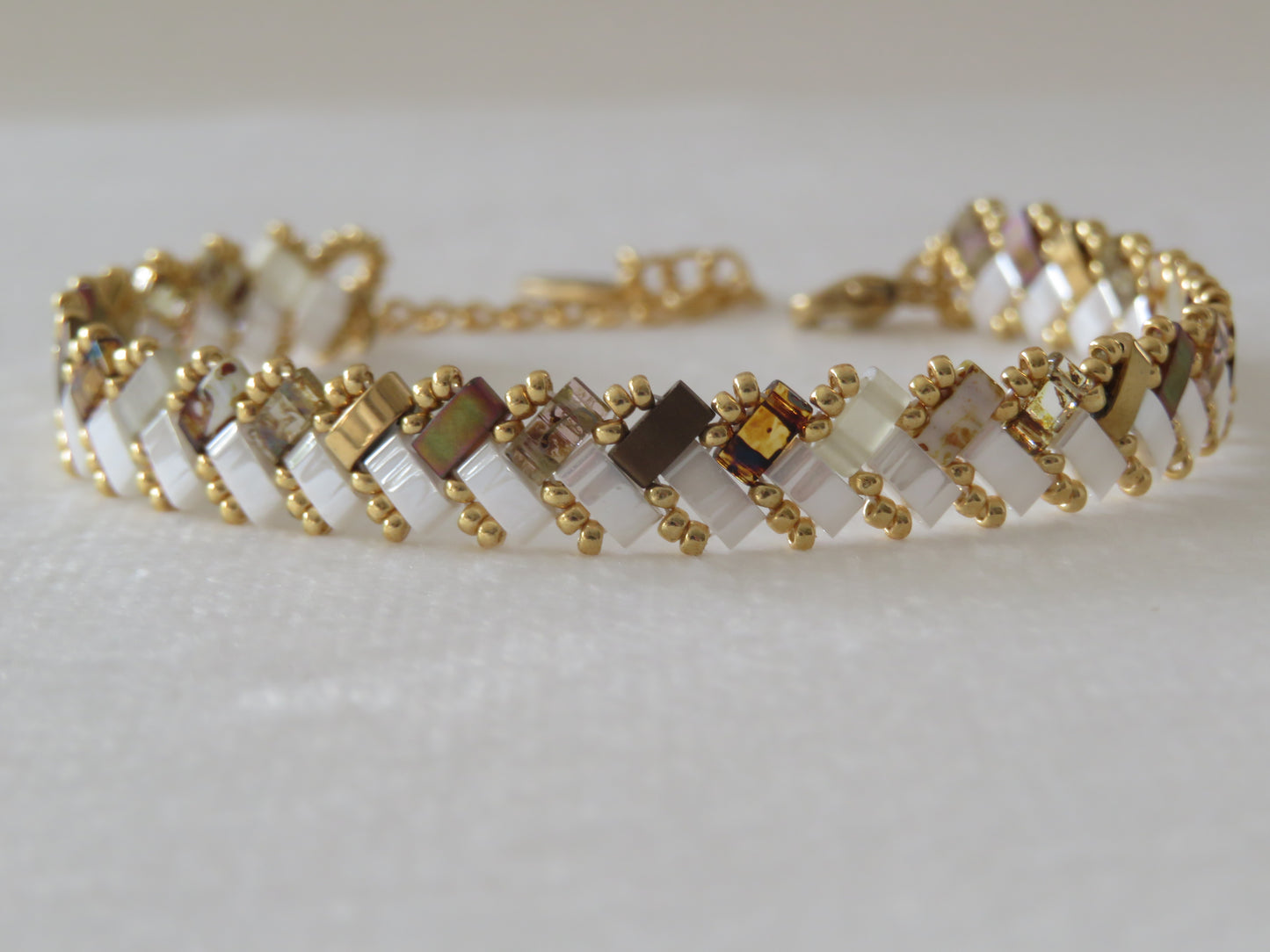 Bracelet Miyuki 1 rang pointillé