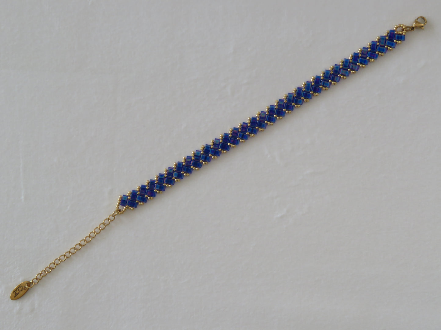 Bracelet Miyuki 1 rang uni à reflet