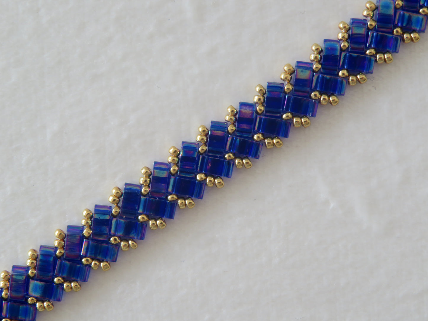 Bracelet Miyuki 1 rang uni à reflet