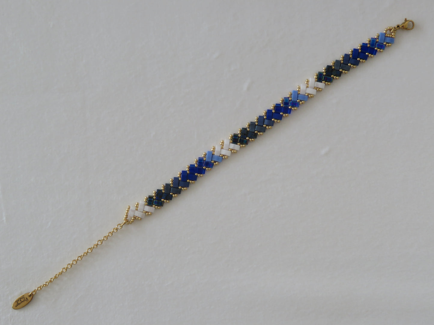 Bracelet 1 rang dégradé long