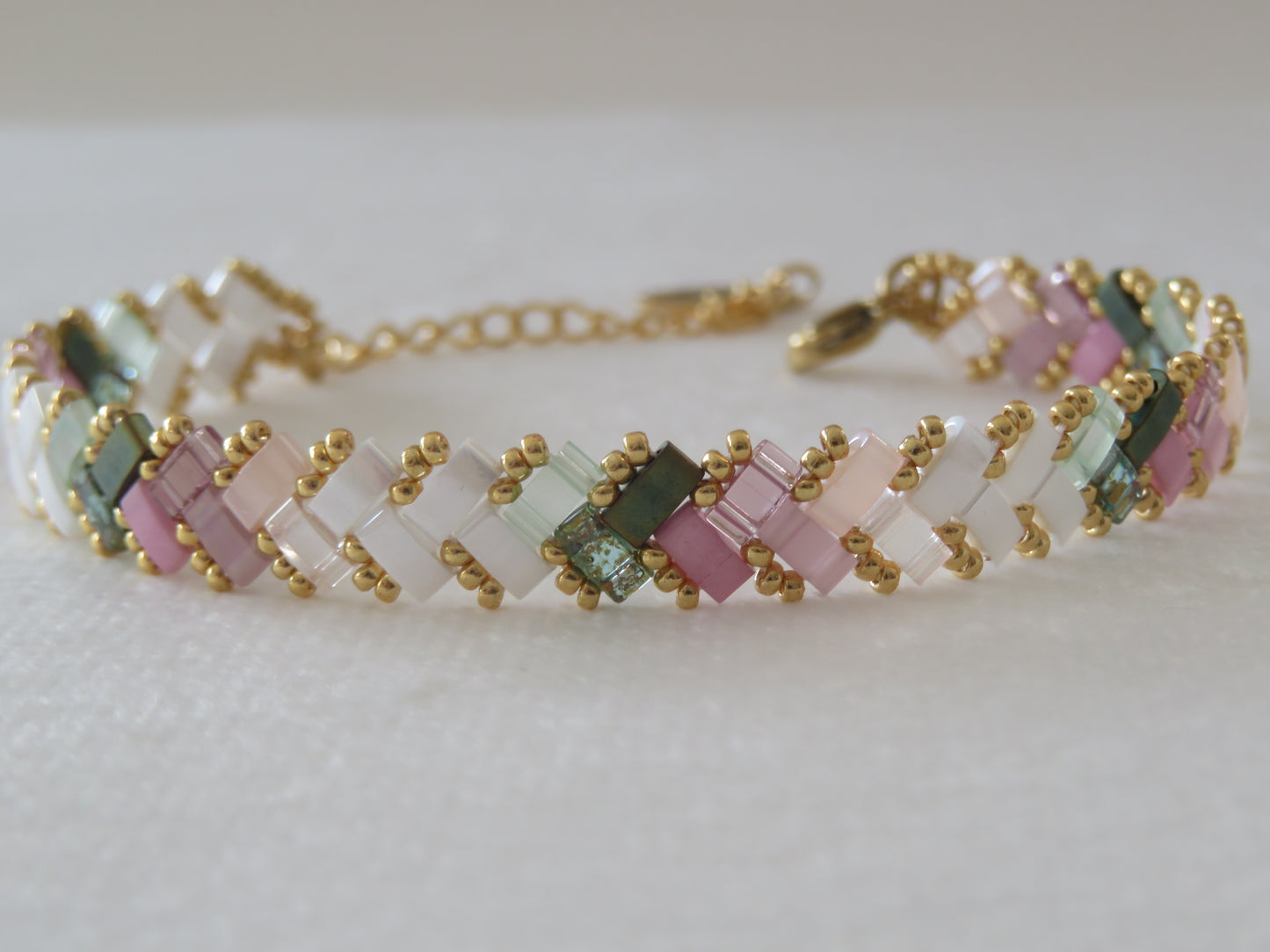 Bracelet 1 rang dégradé court