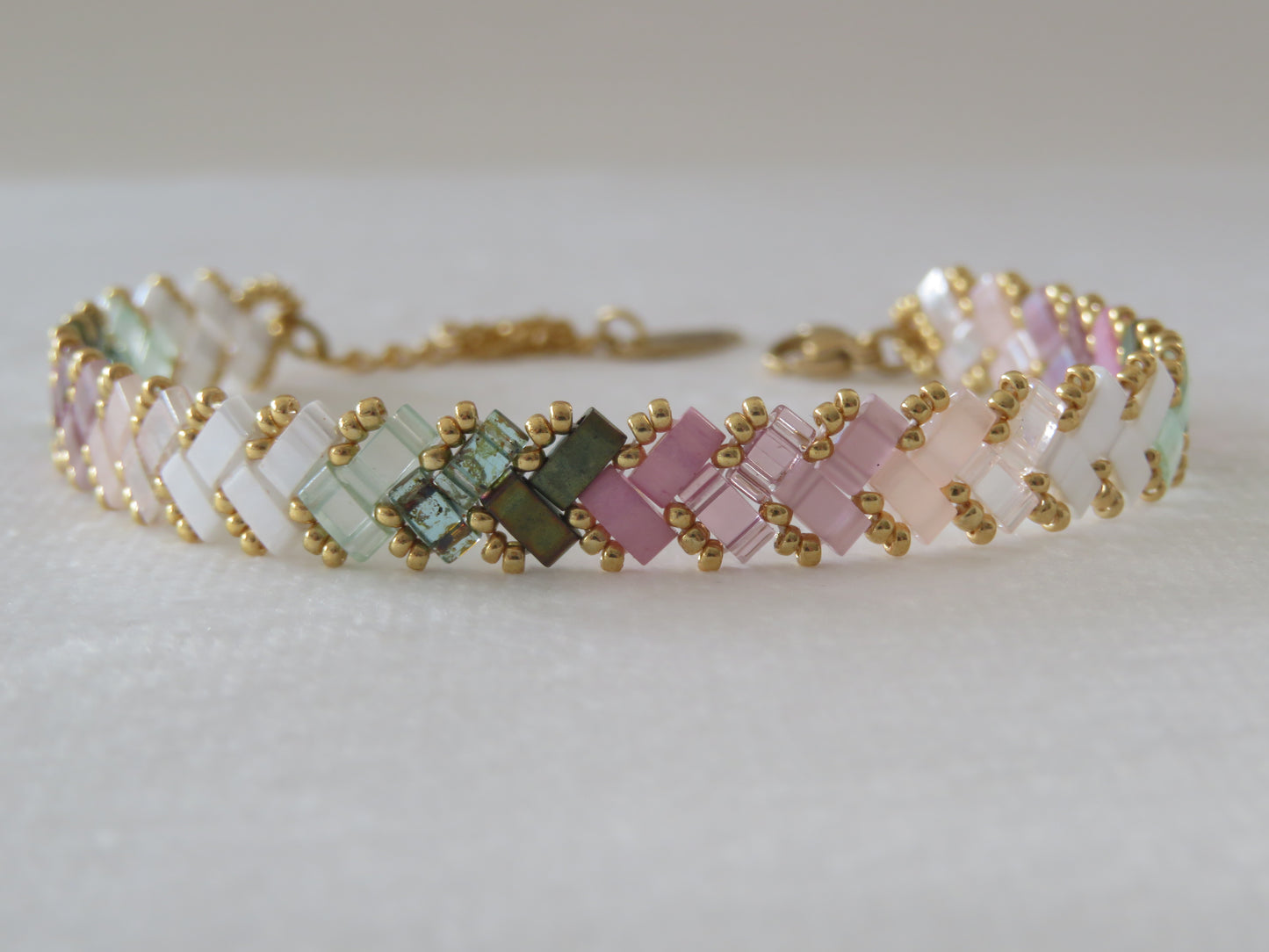 Bracelet 1 rang dégradé long