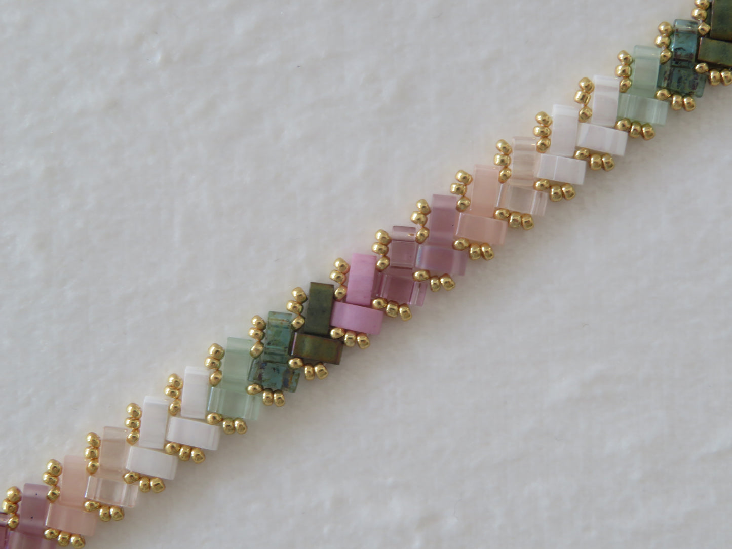 Bracelet 1 rang dégradé long