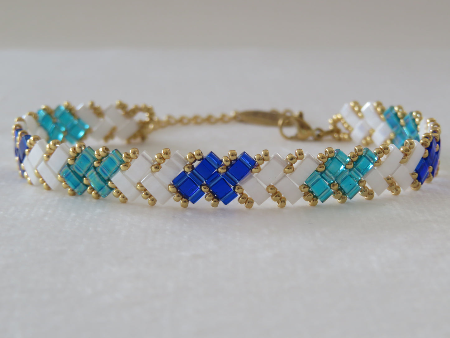 Bracelet 1 rang rayé