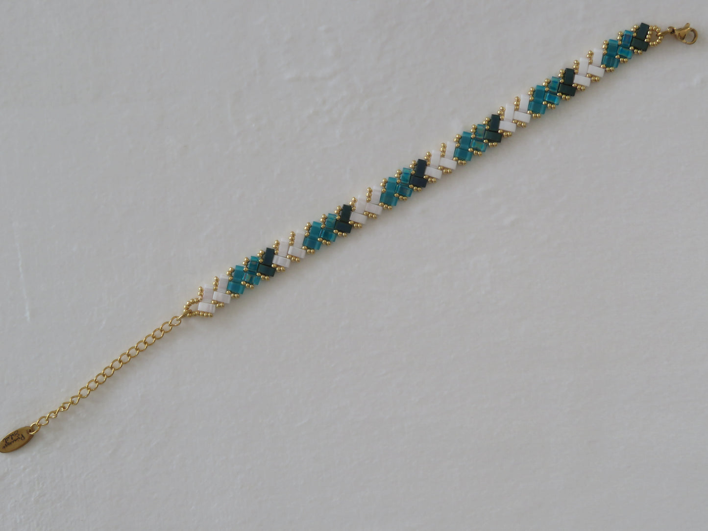 Bracelet 1 rang dégradé tricolor