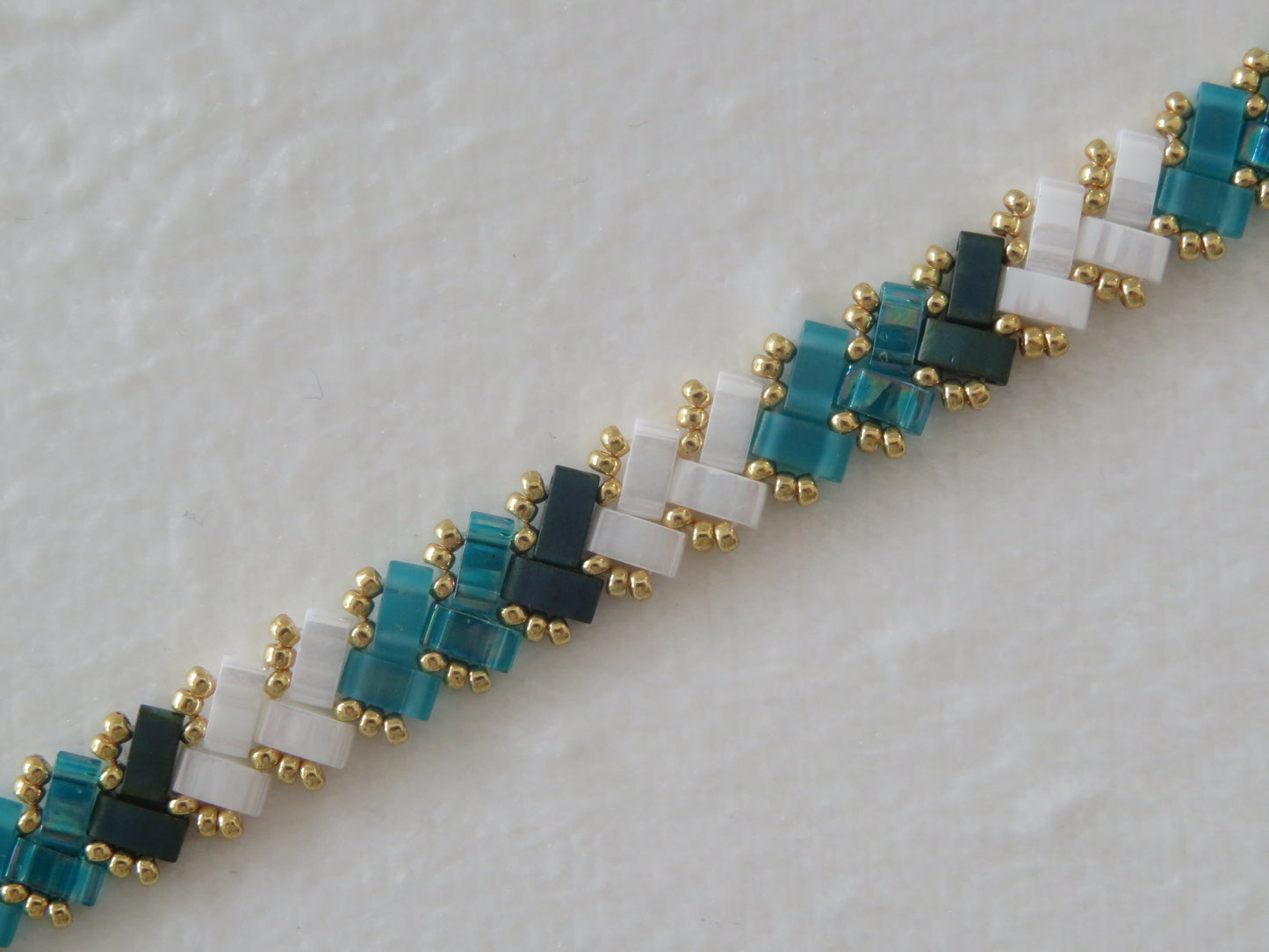 Bracelet 1 rang dégradé tricolor