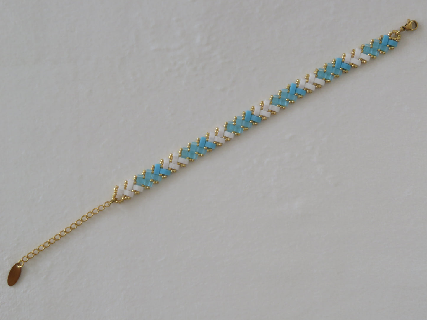 Bracelet 1 rang degradé tricolor