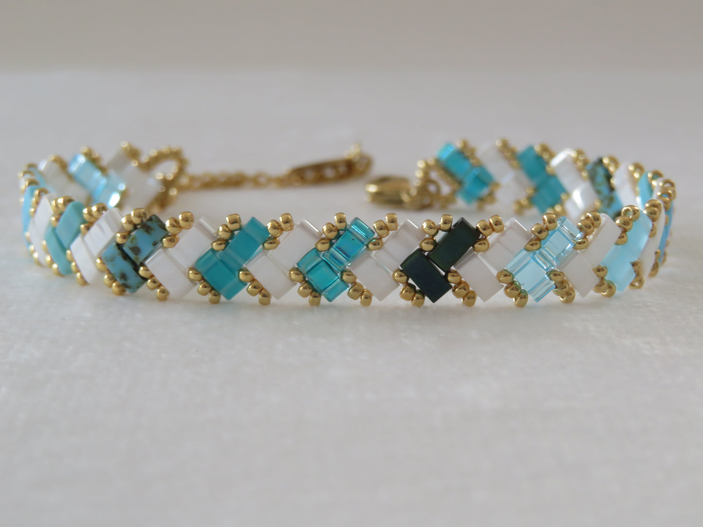 Bracelet 1 rang rayé