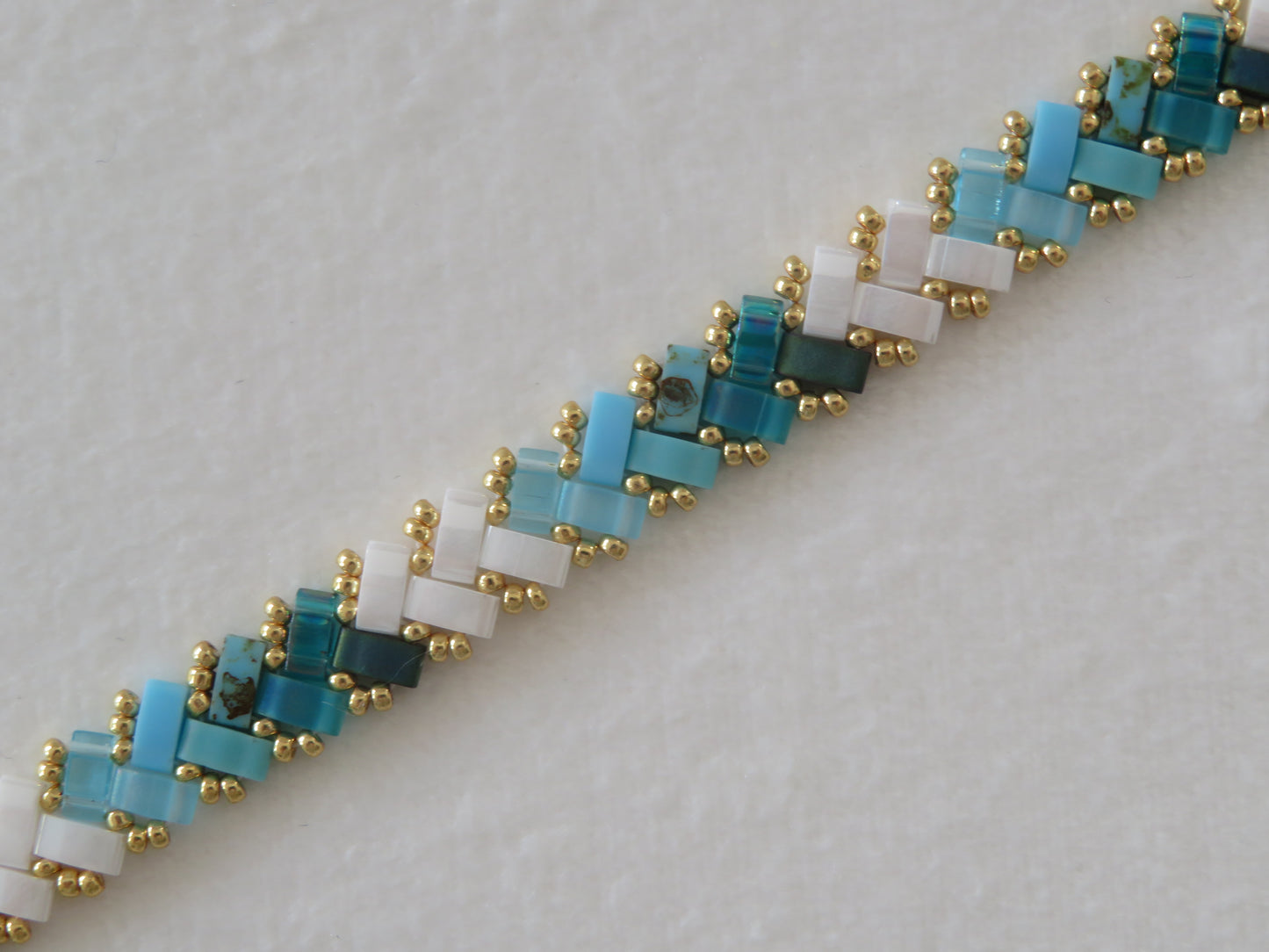 Bracelet 1 rang dégradé court