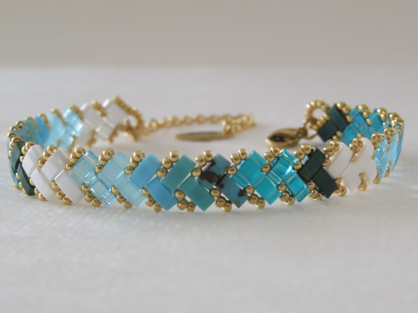 Bracelet 1 rang dégradé long