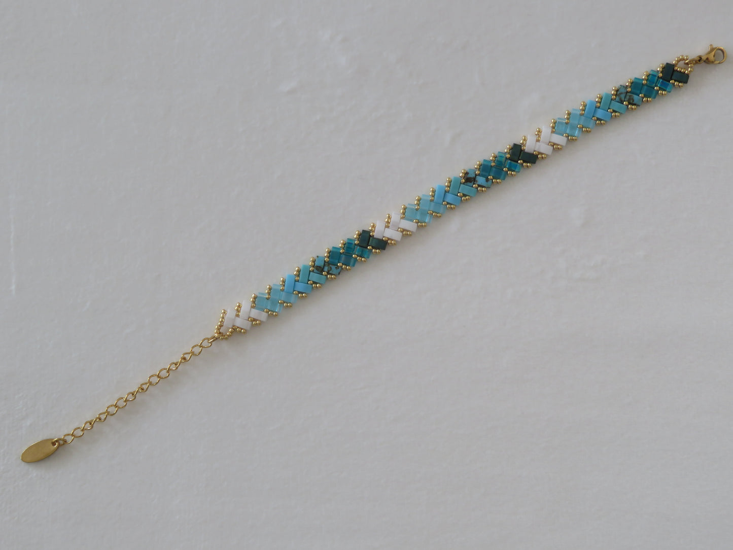 Bracelet 1 rang dégradé long