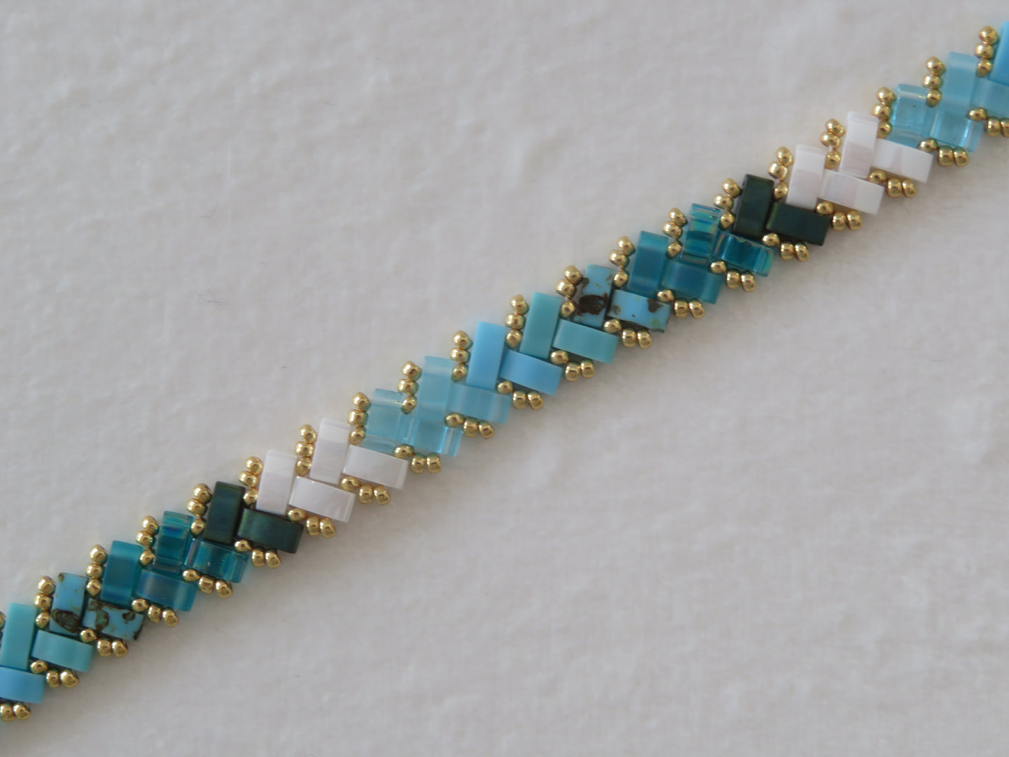 Bracelet 1 rang dégradé long