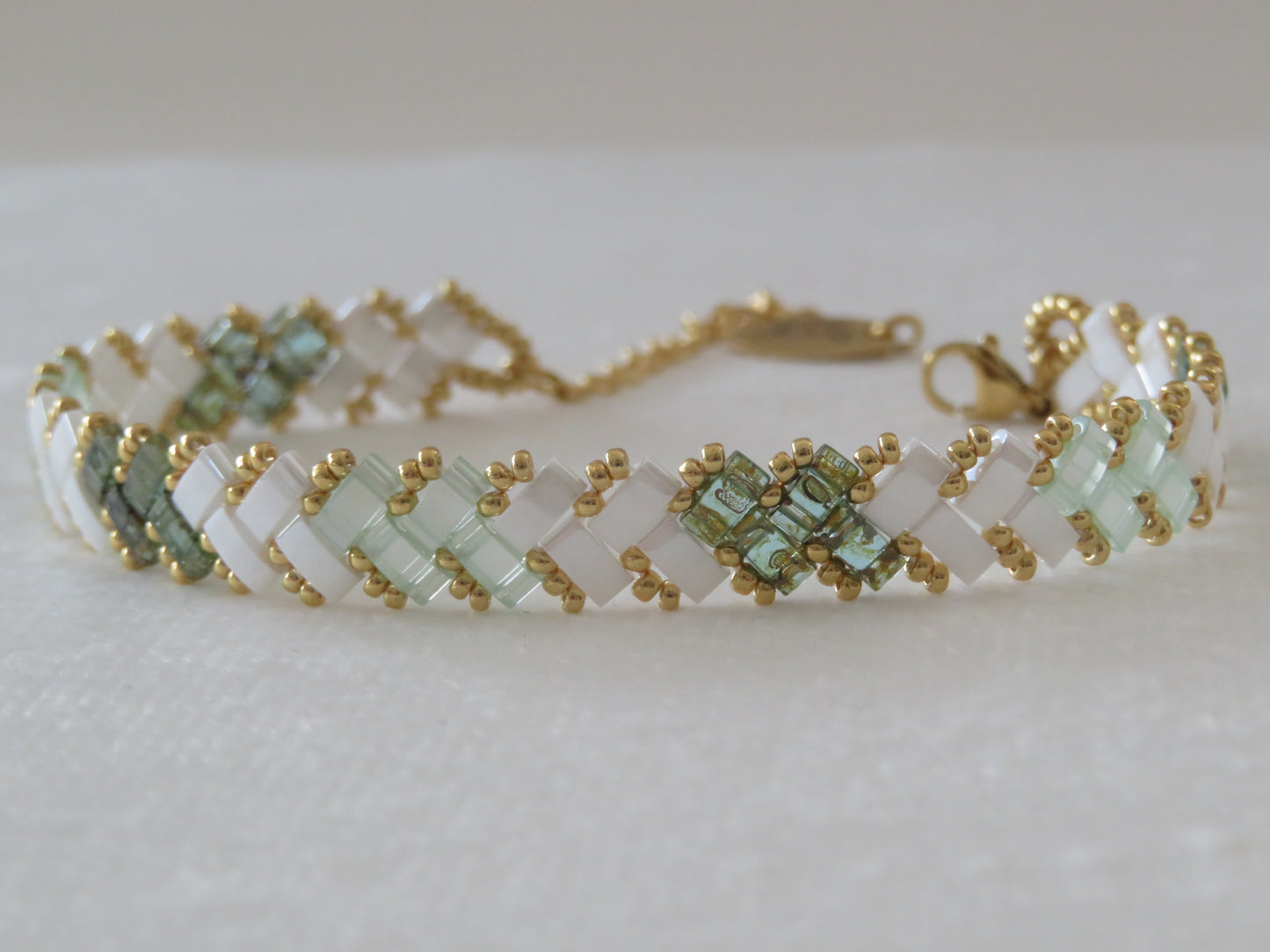 Bracelet 1 rang rayé double (Non disponible)