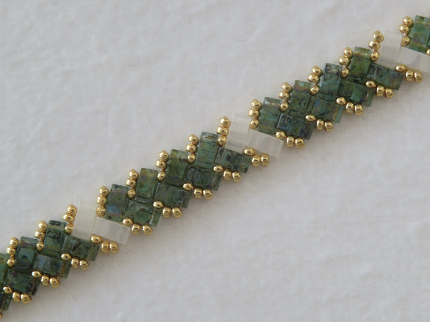 Bracelet 1 rang rayures larges