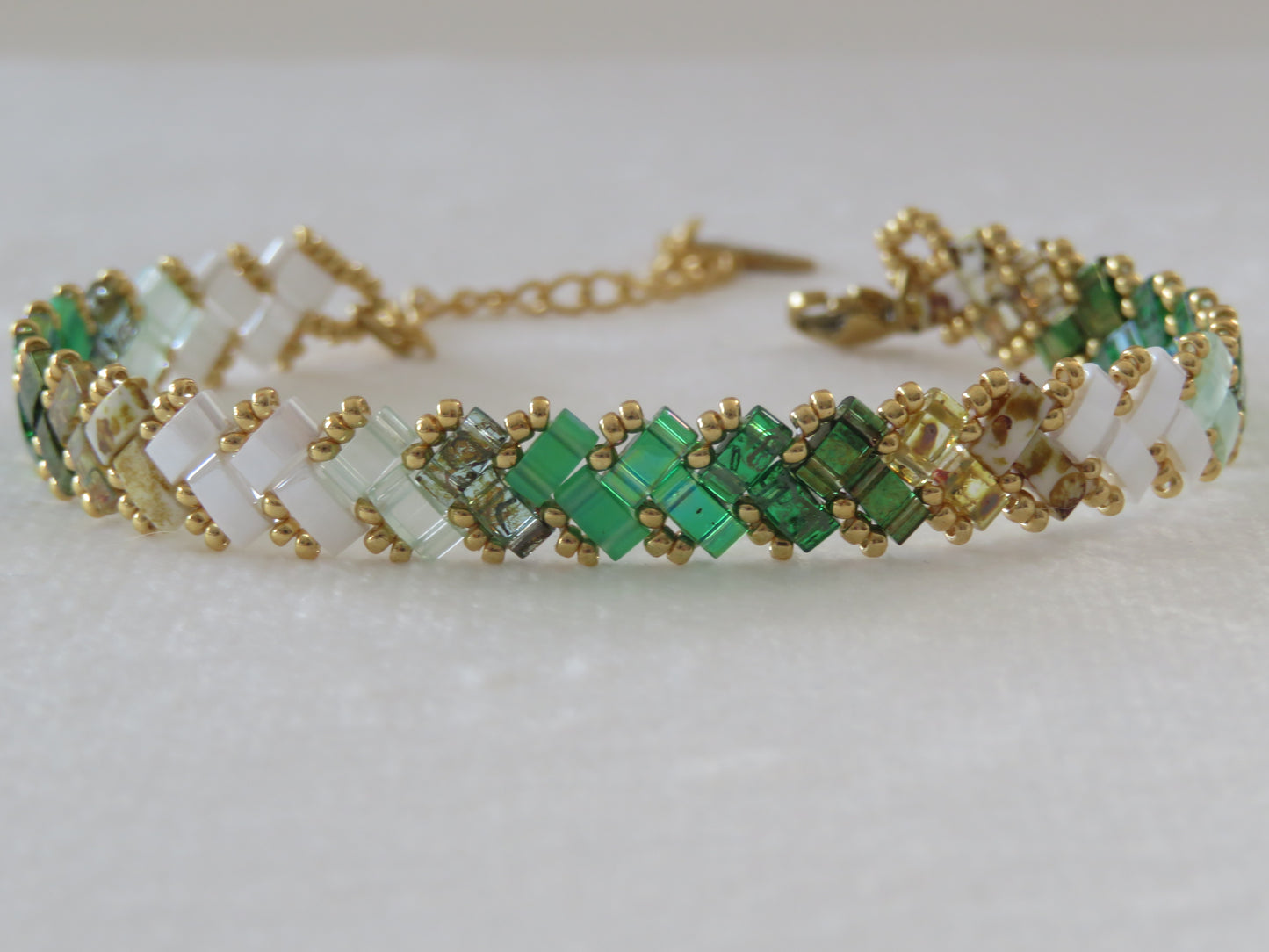 Bracelet 1 rang dégradé long